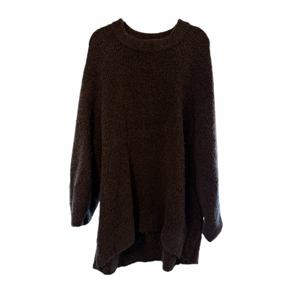 Free People Dark navy Textured‎ sweater